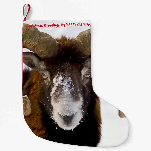 Petite Chaussette De Noël Noël Stocker Mon Miel Vieux Ami (Devant)