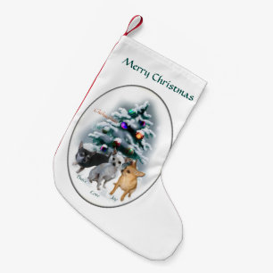 Petite Chaussette De Noël Noël Trio Chihuahua
