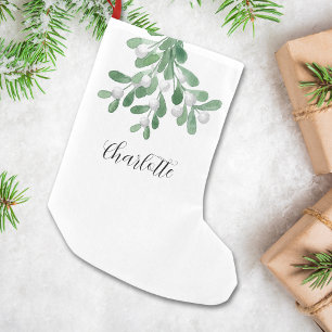 Petite Chaussette De Noël Noël vert personnalisé