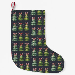 Petite Chaussette De Noël Noeud de l'arbre coquette de Noël Vacances d'hiver