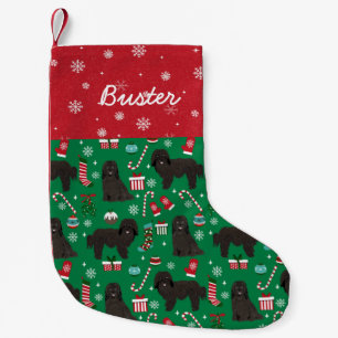 Petite Chaussette De Noël Nom de chien personnalisé de Black Havan