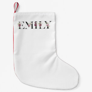 Petite Chaussette De Noël Nom Emily