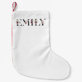 Petite Chaussette De Noël Nom Emily