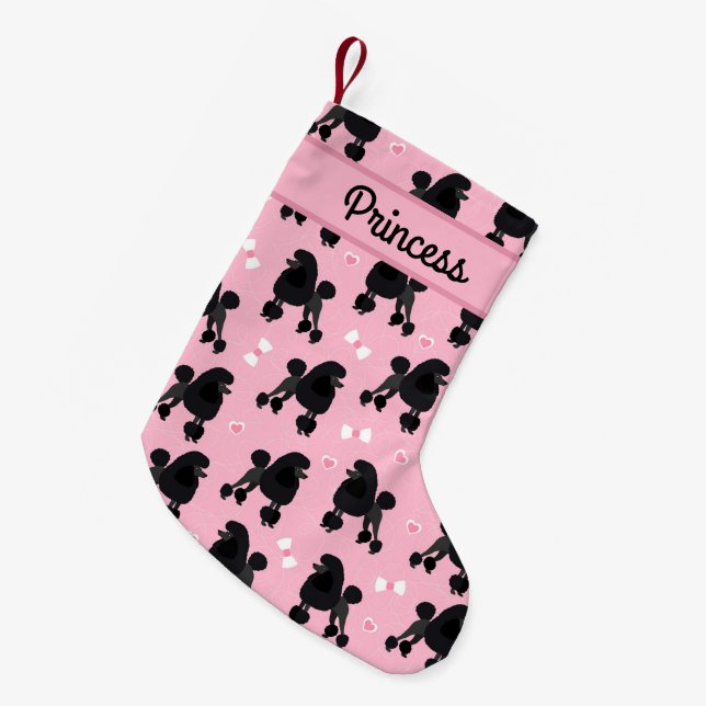 Petite Chaussette De Noël Nom personnalisé du Motif des poulets et des vache (Devant (Accrochage))