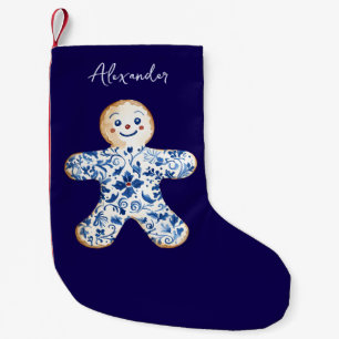 Petite Chaussette De Noël Nom personnalisé Noël Cookie Chinoiserie