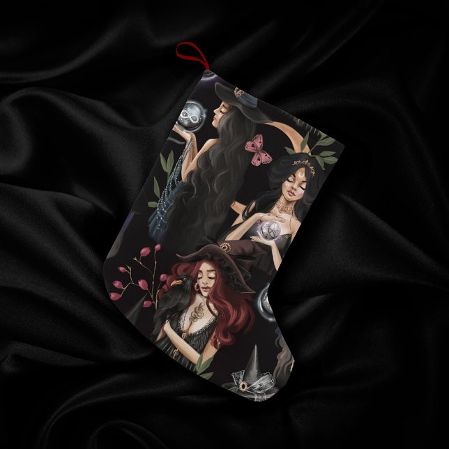 Petite Chaussette De Noël Nous sommes les filles des sorcières que vous ne p (Créateur téléchargé)