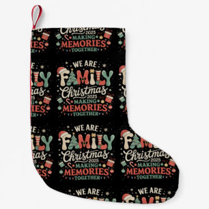 Petite Chaussette De Noël Nous sommes une famille de Noël créant des souveni