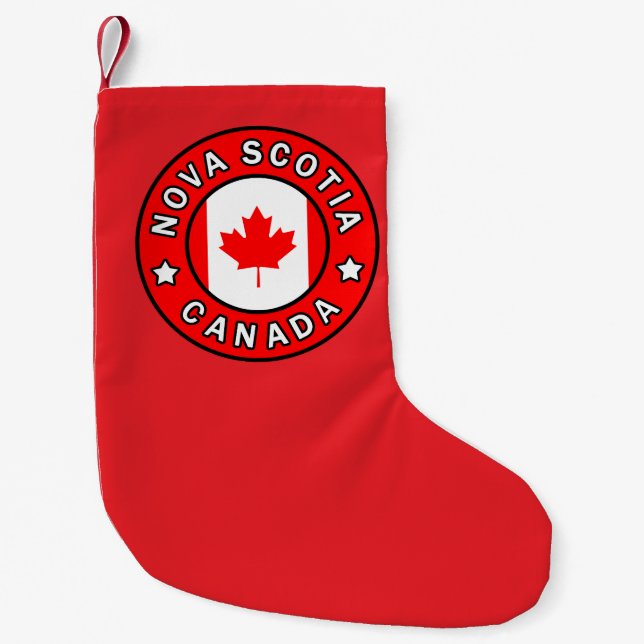 Petite Chaussette De Noël Nouvelle-Écosse Canada (Devant)