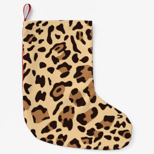 Petite Chaussette De Noël Nouvelle texture de léopard 6