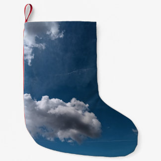 Petite Chaussette De Noël Nuages simples