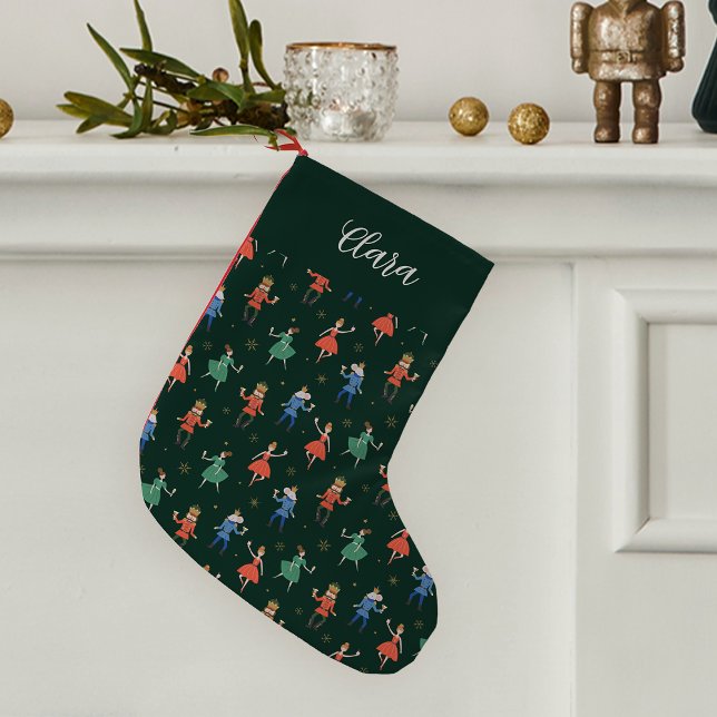 Petite Chaussette De Noël Nutcracker Cocktail Party Personalized (Créateur téléchargé)