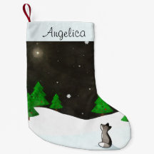 Observation des étoiles de loup sur l'aquarelle de