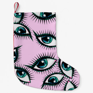 Petite Chaussette De Noël Oeil de montagne. Icône Abstraite. 