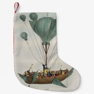 Petite Chaussette De Noël Oeuvre d'époque de Balloon Air Ship