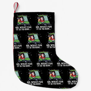 Petite Chaussette De Noël Oh, quel plaisir de monter dans le golf de Noël de
