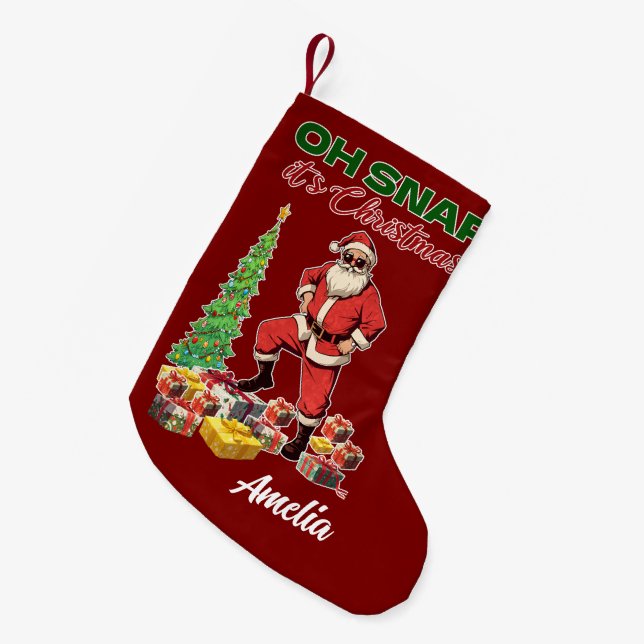 Petite Chaussette De Noël OH SNAP c’est Noël (Devant (Accrochage))