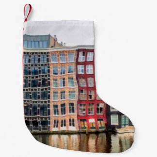 Petite Chaussette De Noël Oil painting. Acrylic artwork. Watercolor drawing.