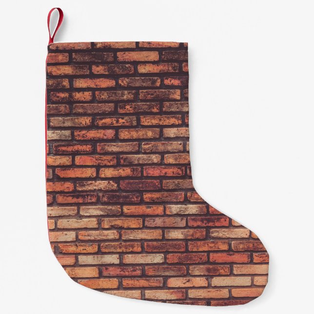 Petite Chaussette De Noël old brick wall texture backgroundbackground,hipste (Devant)