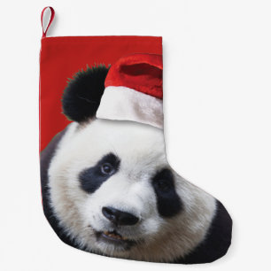 Petite Chaussette De Noël Ours du Père Noël Panda