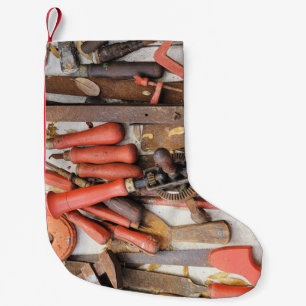 Petite Chaussette De Noël Outils Outil Russe antique Red Man