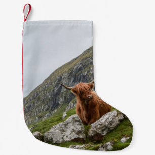 Petite Chaussette De Noël OX Brown SUR MONTAGNE