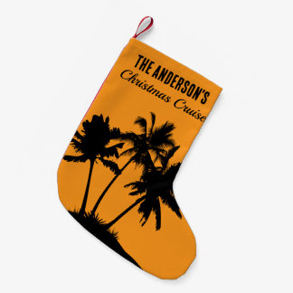 Petite Chaussette De Noël Palmiers de croisières des Caraïbes de Noël