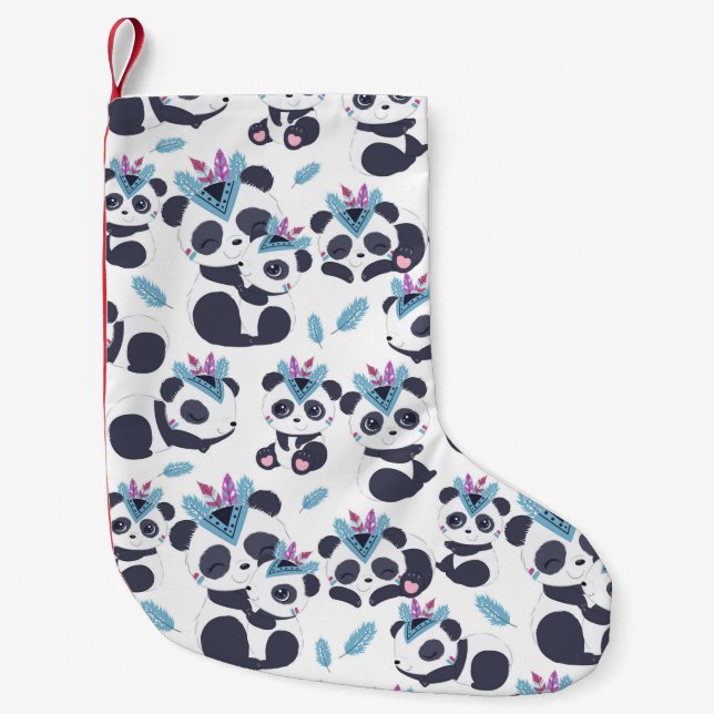 Petite Chaussette De Noël Panda Lover | C'Est Comme Le Panda (Devant)
