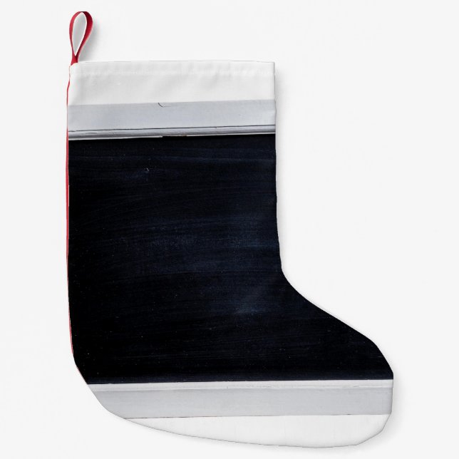Petite Chaussette De Noël Panneau tableau noir (Devant)