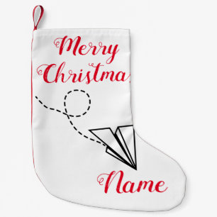 Petite Chaussette De Noël Papier avion vol Thunder_Cove