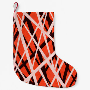 Petite Chaussette De Noël Papier géométrique Abstrait : Texture haute vitess