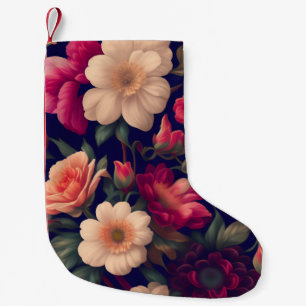 Petite Chaussette De Noël Papier peint à motifs floraux