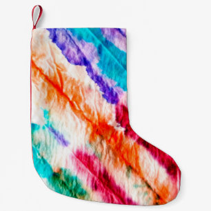 Petite Chaussette De Noël Papier peint géométrique. Design vintage. Shibori 