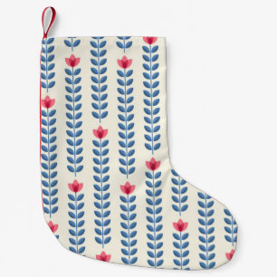 Petite Chaussette De Noël Papier peint géométrique scandinave floral