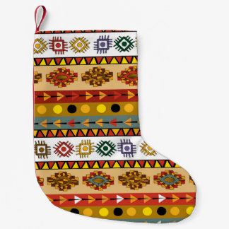 Petite Chaussette De Noël Papier peint tribal, design artistique ethnique.