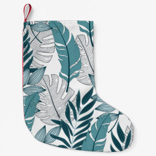 Petite Chaussette De Noël Papier peint Vintage Plante tropical.