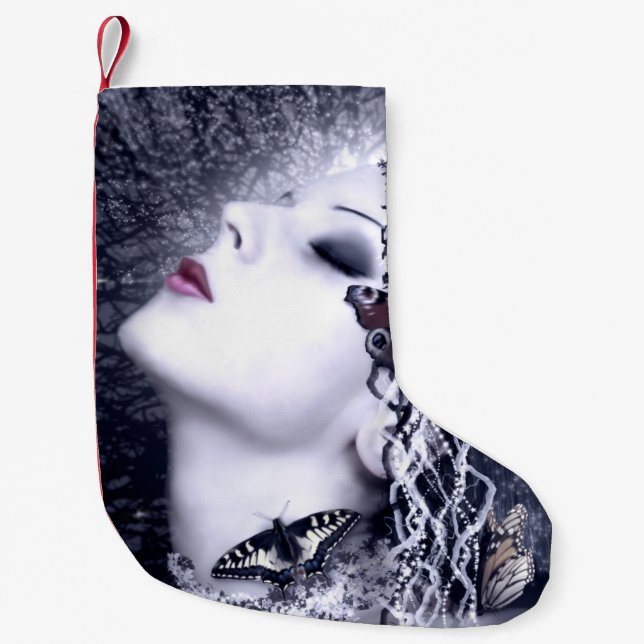Petite Chaussette De Noël Papillon de chute (Devant)