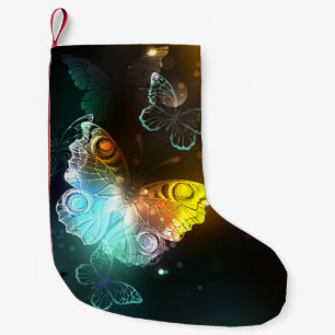 Petite Chaussette De Noël Papillon lumineux et papillons de nuit