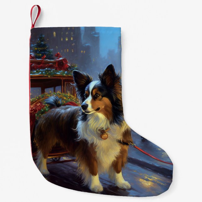 Petite Chaussette De Noël Papillon Saison des Fêtes de Noël (Devant)