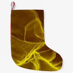 Petite Chaussette De Noël particule légère de luxe chute arrière - plan bril