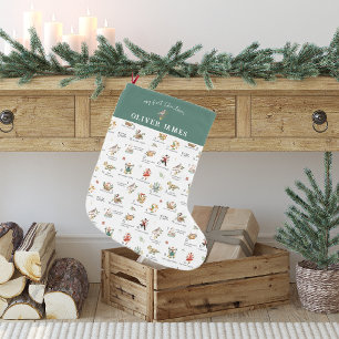 Petite Chaussette De Noël Partridge 12 jours   Mon premier Noël
