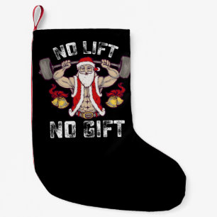 Petite Chaussette De Noël Pas d'ascenseur Pas de cadeau Père Noël Salle de g