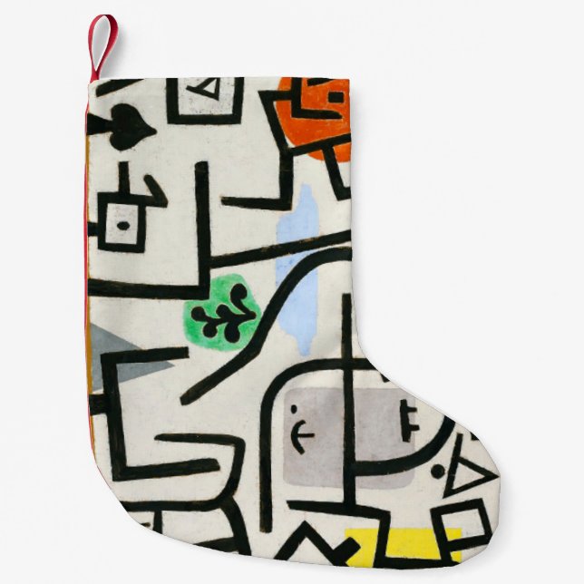Petite Chaussette De Noël Paul Klee Rich Harbour Expressionnisme Abstrait (Devant)