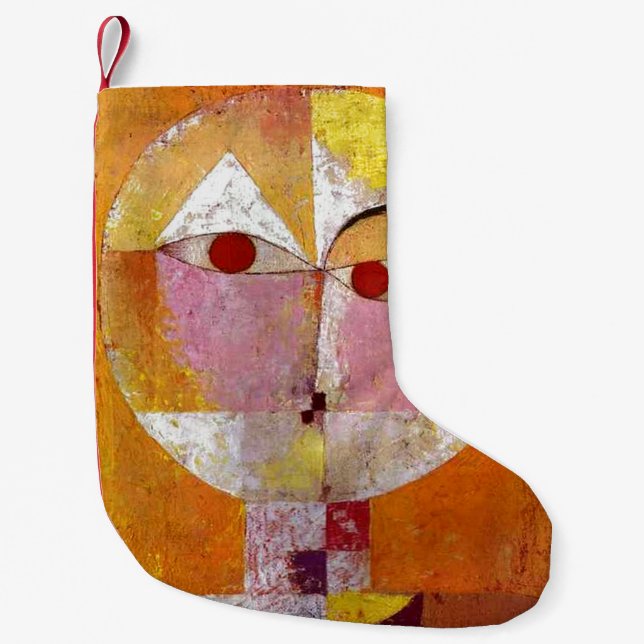 Petite Chaussette De Noël Paul Klee Senecio Peinture (Devant)