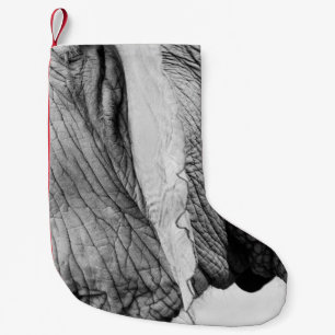 Petite Chaussette De Noël Peau d'animal éléphant