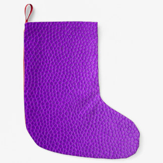 Petite Chaussette De Noël Peau de peau pourpre texture peau