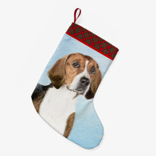 Petite Chaussette De Noël Peinture de boeuf anglaise - Cute Original Dog Art