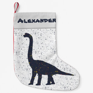Petite Chaussette De Noël Peinture de Brachiosaurus