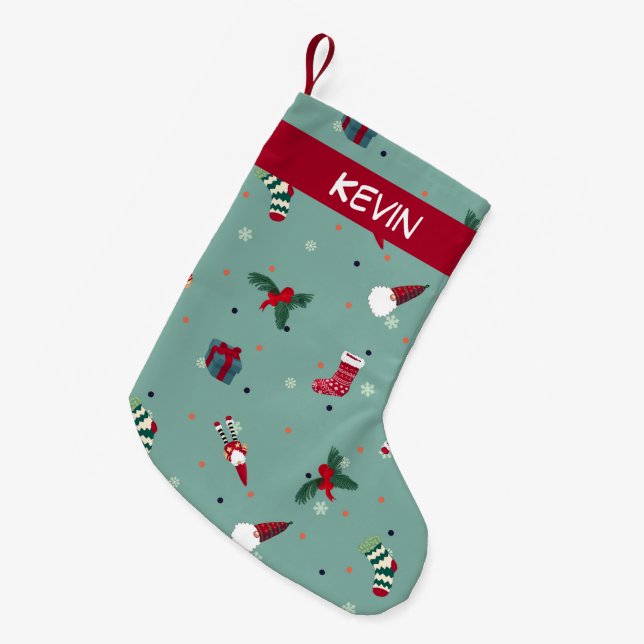 Petite Chaussette De Noël Père Noël cadeaux (Devant (Accrochage))