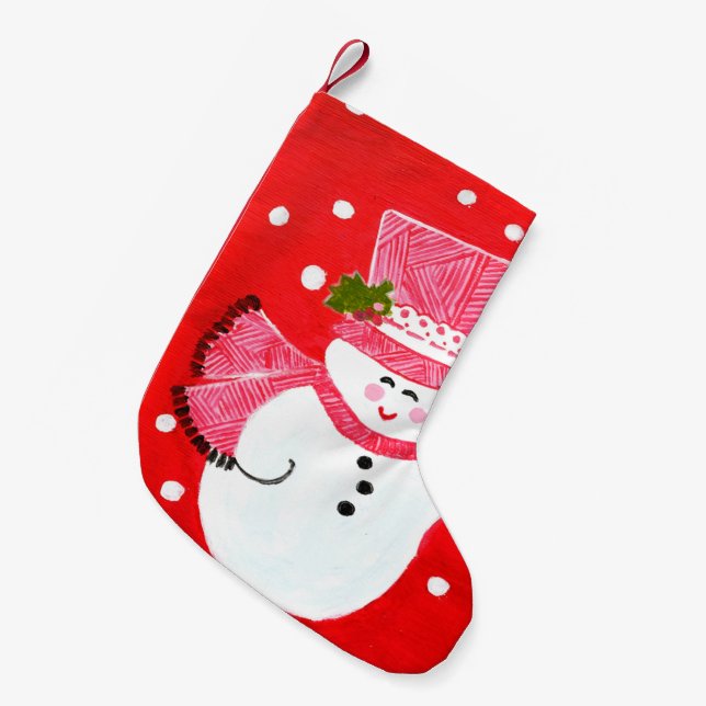 Petite Chaussette De Noël Père Noël Christmas Stocking (Devant (Accrochage))