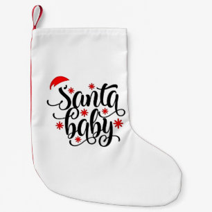 Petite Chaussette De Noël Père Noël Grossesse bébé Faire-part Noël Père Noël